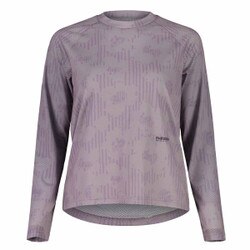 Maloja BaldoM. Long Sleeve Jersey Women's in Smoky Purple Stripeflower